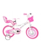 Vaikiškas dviratis DINO Bikes Hello Kitty 14"
