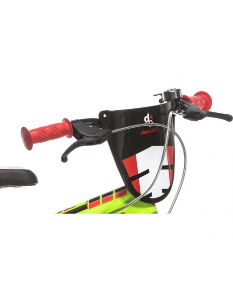DINO Bikes vaikiškas dviratis 12" – žalia/juoda