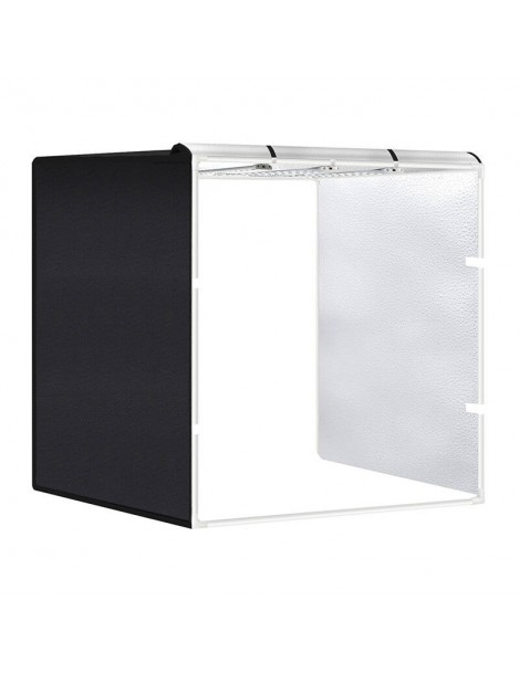 Photo Studio PULUZ 80 cm – šviesdėžė su fonais ir LED apšvietimu