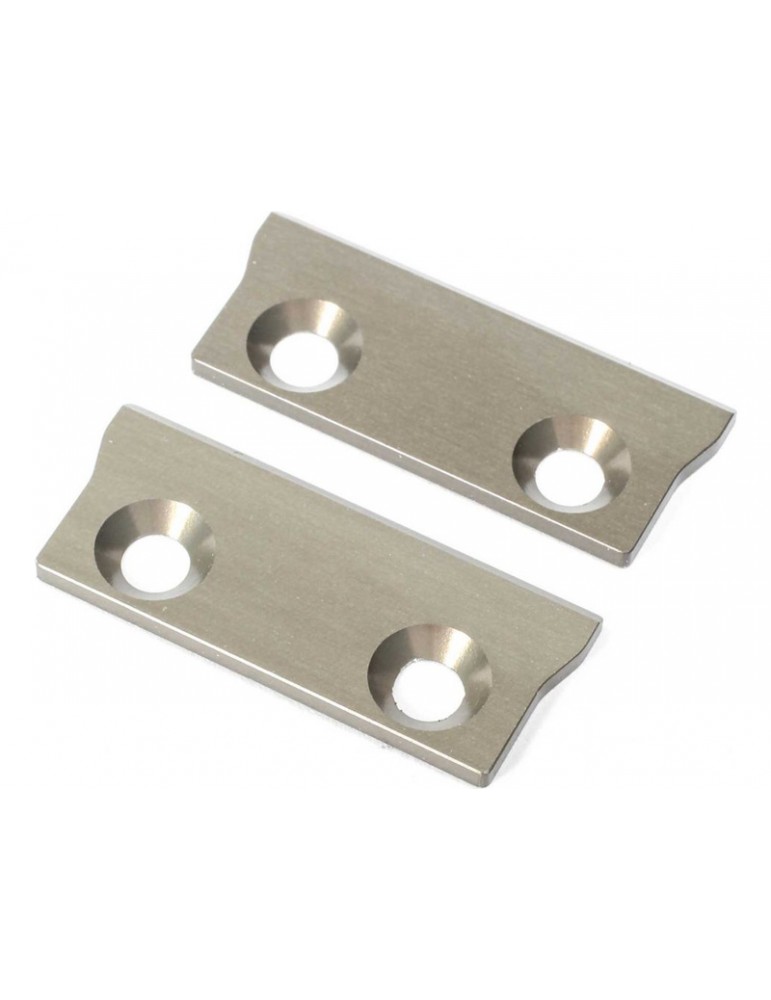 TLR Rear Chassis Wear Plate, Aluminum: 22 5.0
