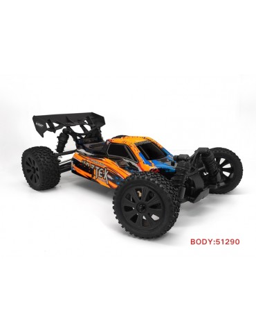 HSP Vortex 1:10 4WD Brushed Buggy RTR – Oranžinis