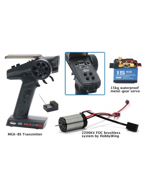 SHOOTER 1/10 set 2,4GHz, Blue