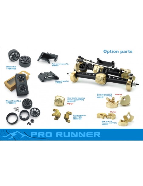 PRO RUNNER 1/10 set 2,4GHz, Blue