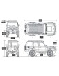RESCUER 1/10 set 2,4GHz, White
