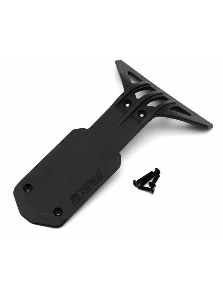 RPM Losi Mini-T 2.0/Mini-B Rear Bumper/Skid Plate (Black)