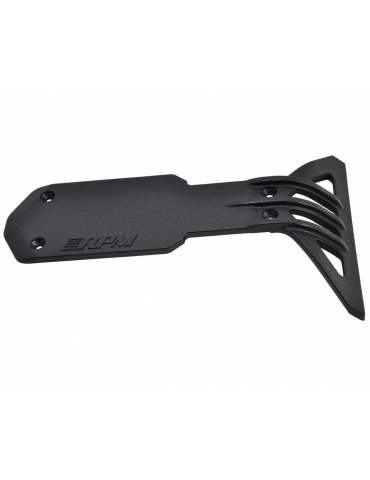 RPM Losi Mini-T 2.0/Mini-B Rear Bumper/Skid Plate (Black)