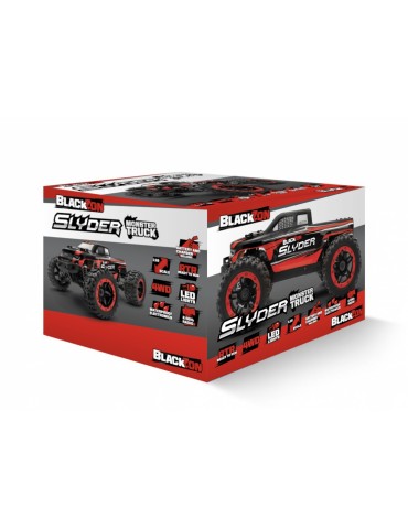 RC modelis Slyder MT Monster Truck 1/16 RTR - Raudonas