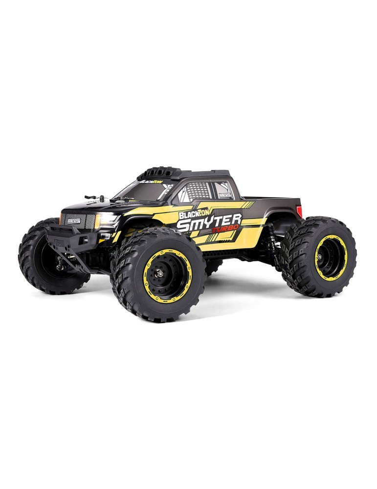 RC modelis Smyter MT Turbo 1/12 4WD 3S Brushless - Geltonas