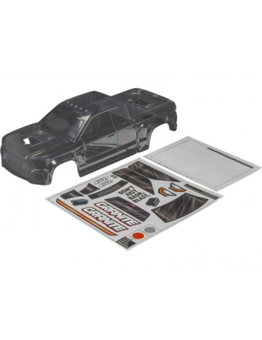 Arrma Trimmed Body, Clear: Granite 4x4