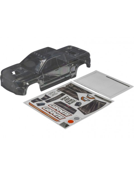 Arrma Trimmed Body, Clear: Granite 4x4