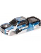 Arrma Clipless dažytas dažais dekoruotas kėbulas su apdaila, mėlynos spalvos: Granite 4x4