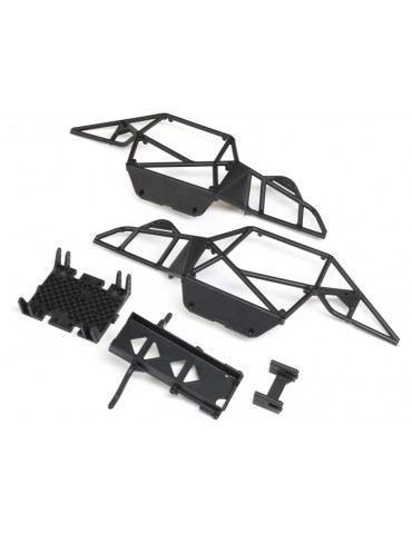 Axial Cage Sides, Skid Plate, Battery Tray: Gilamon AXP8