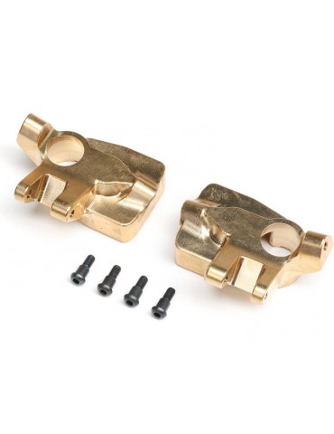 Axial Portal Knuckles (Left/Right), Brass (69.5g ea), AF16P: AXP8
