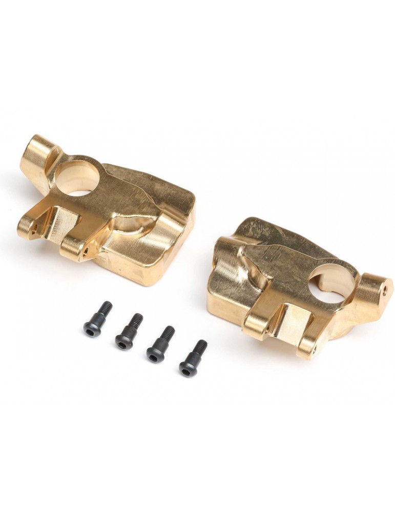 Axial Portal Knuckles (Left/Right), Brass (69.5g ea), AF16P: AXP8