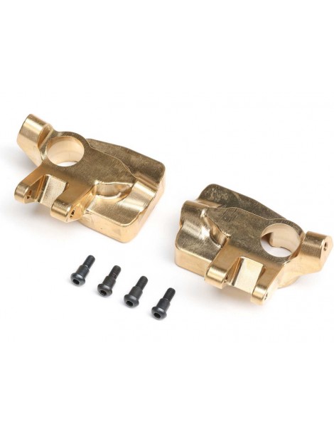Axial Portal Knuckles (Left/Right), Brass (69.5g ea), AF16P: AXP8