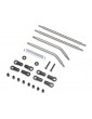 Axial Front Upper/Lower Links Set, Titanium: AXP8