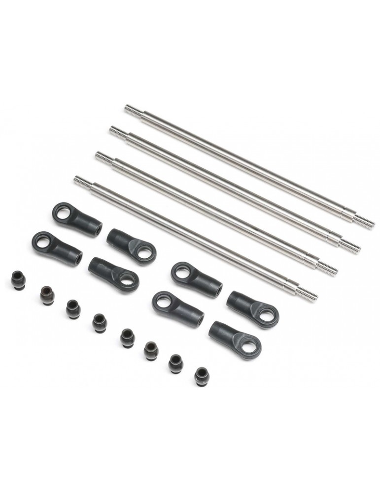 Axial Rear Upper/Lower Links Set, Titanium: AXP8