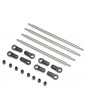 Axial Rear Upper/Lower Links Set, Titanium: AXP8