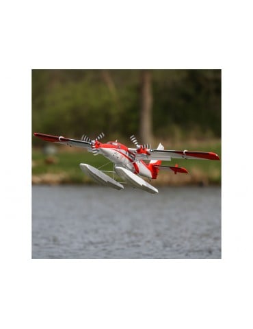 E-flite DHC-6 Twin Otter 1.4m AS3X+ SAFE Select BNF Basic, floats