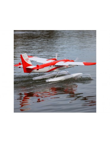 E-flite DHC-6 Twin Otter 1.4m AS3X+ SAFE Select BNF Basic, floats