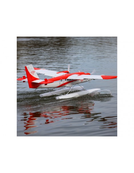 E-flite DHC-6 Twin Otter 1.4m AS3X+ SAFE Select BNF Basic, floats