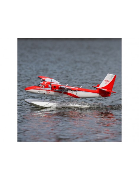E-flite DHC-6 Twin Otter 1.4m AS3X+ SAFE Select BNF Basic, floats