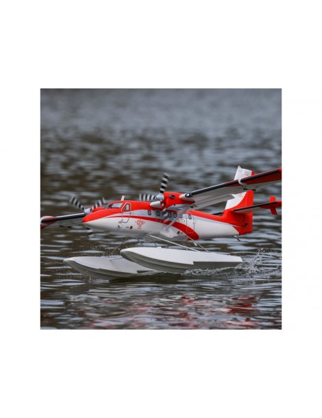 E-flite DHC-6 Twin Otter 1.4m AS3X+ SAFE Select BNF Basic, floats