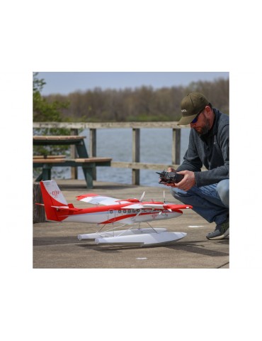 E-flite DHC-6 Twin Otter 1.4m AS3X+ SAFE Select BNF Basic, floats