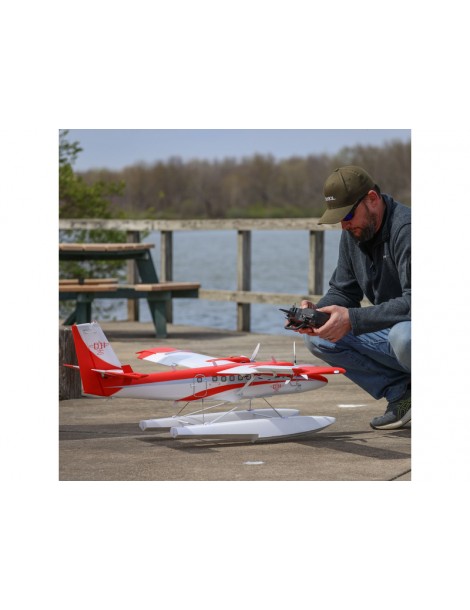 E-flite DHC-6 Twin Otter 1.4m AS3X+ SAFE Select BNF Basic, floats