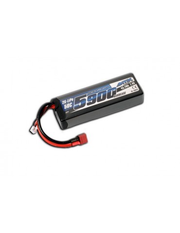 ANTIX by LRP 7.4V 5900mAh 50C LiPo akumuliatorius su T-Plug