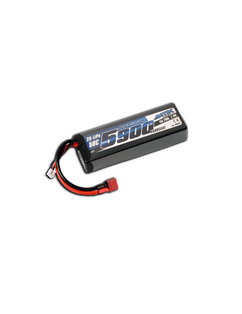 ANTIX by LRP 7.4V 5900mAh 50C LiPo akumuliatorius su T-Plug