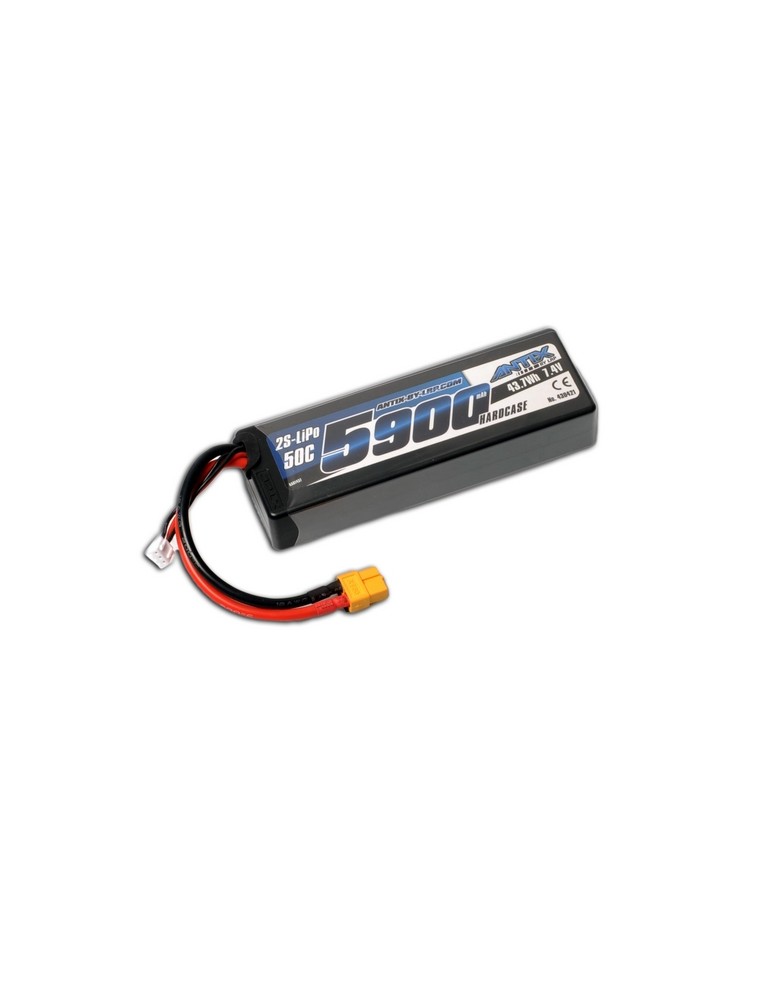ANTIX by LRP 5900 - 7.4V - 50C LiPo Car Stickpack Hardcase - XT60