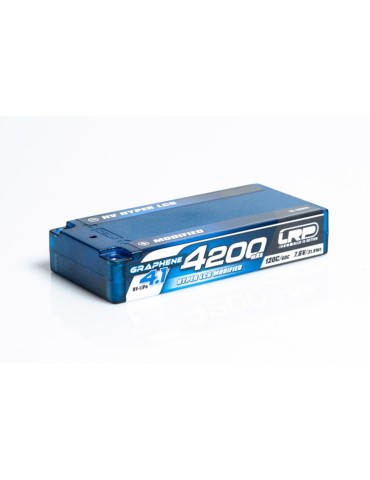 HV Ultra LCG Modified Shorty GRAPHENE-4.1 4200mAh Hardcase Akku - 7.6V LiPo - 120C/60C