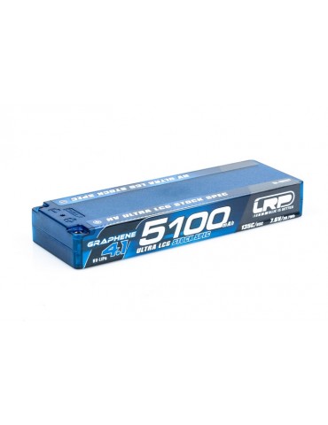 HV LCG ULTRA Stock Spec GRAPHENE-4.1 5100mAh Hardcase Akku - 7.6V LiPo - 135C/65C