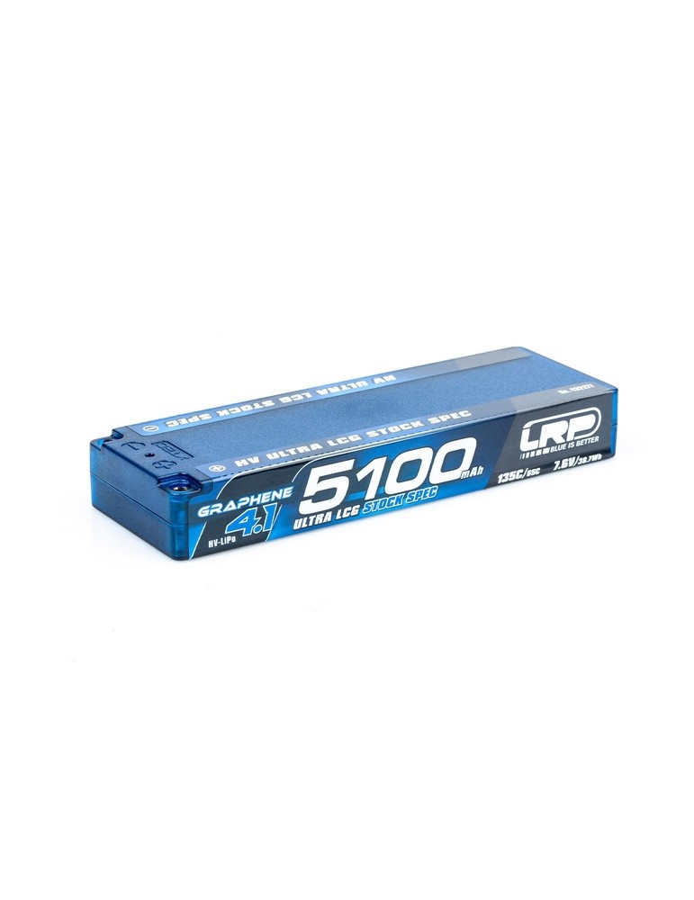 HV LCG ULTRA Stock Spec GRAPHENE-4.1 5100mAh Hardcase Akku - 7.6V LiPo - 135C/65C