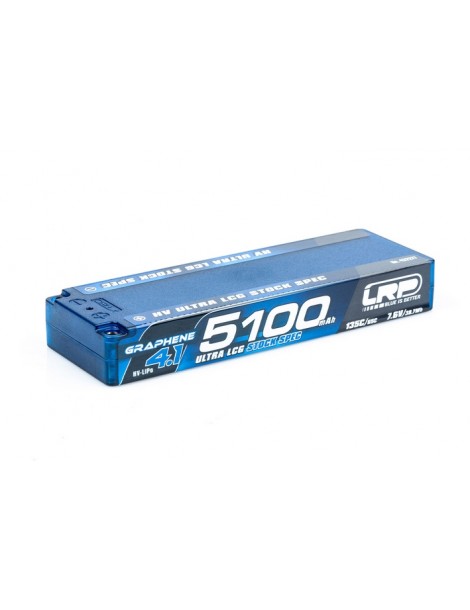 HV LCG ULTRA Stock Spec GRAPHENE-4.1 5100mAh Hardcase Akku - 7.6V LiPo - 135C/65C