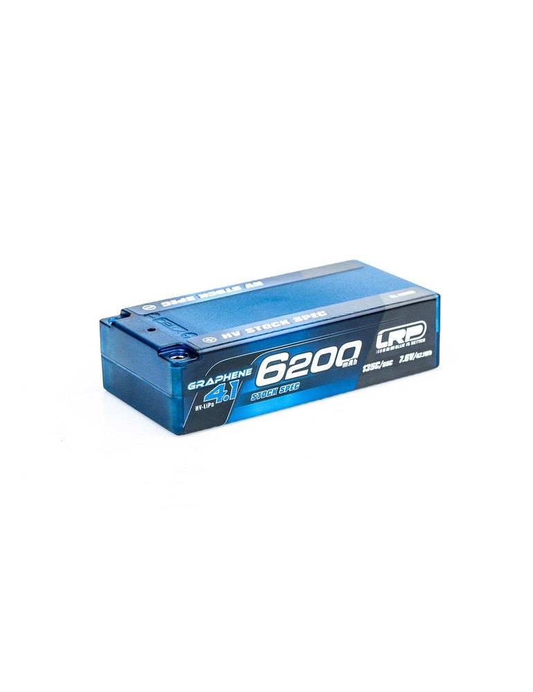 HV Stock Spec Shorty GRAPHENE-4.1 6200mAh Hardcase Akku - 7.6V LiPo - 135C/65C