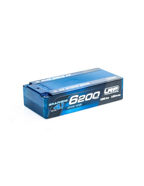HV Stock Spec Shorty GRAPHENE-4.1 6200mAh Hardcase Akku - 7.6V LiPo - 135C/65C
