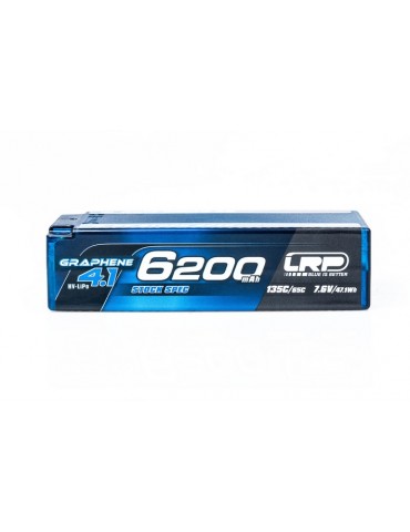 HV Stock Spec Shorty GRAPHENE-4.1 6200mAh Hardcase Akku - 7.6V LiPo - 135C/65C
