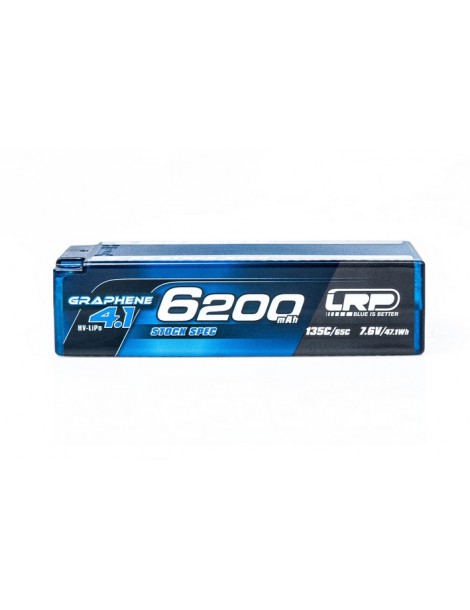 HV Stock Spec Shorty GRAPHENE-4.1 6200mAh Hardcase Akku - 7.6V LiPo - 135C/65C