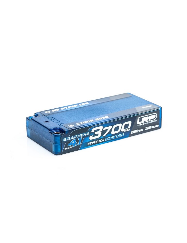 HV LCG Stock Spec GRAPHENE-4.1 3700mAh Hardcase Akku - 7.6V LiPo - 135C/65C
