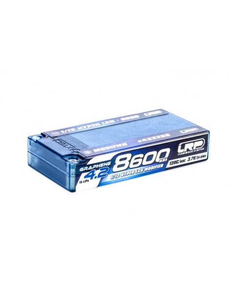 LRP 1/12 Hyper LCG Modified GRAPHENE-4.2 8600mAh Hardcase Battery - 3.7V 1S - 120C/60C