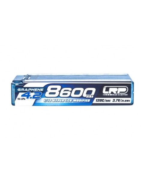 LRP 1/12 Hyper LCG Modified GRAPHENE-4.2 8600mAh Hardcase Battery - 3.7V 1S - 120C/60C