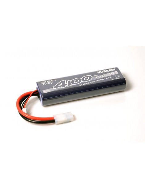 NOSRAM 4100 - 7.4V - 50C LiPo Car Stickpack Hardcase - Tamiya Plug