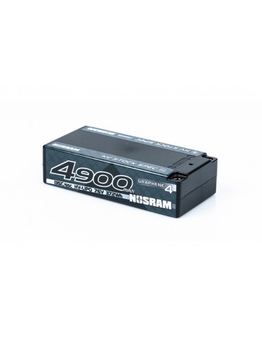 HV Stock Spec Shorty GRAPHENE-4 4900mAh Hardcase Akku - 7.6V LiPo - 135C/65C