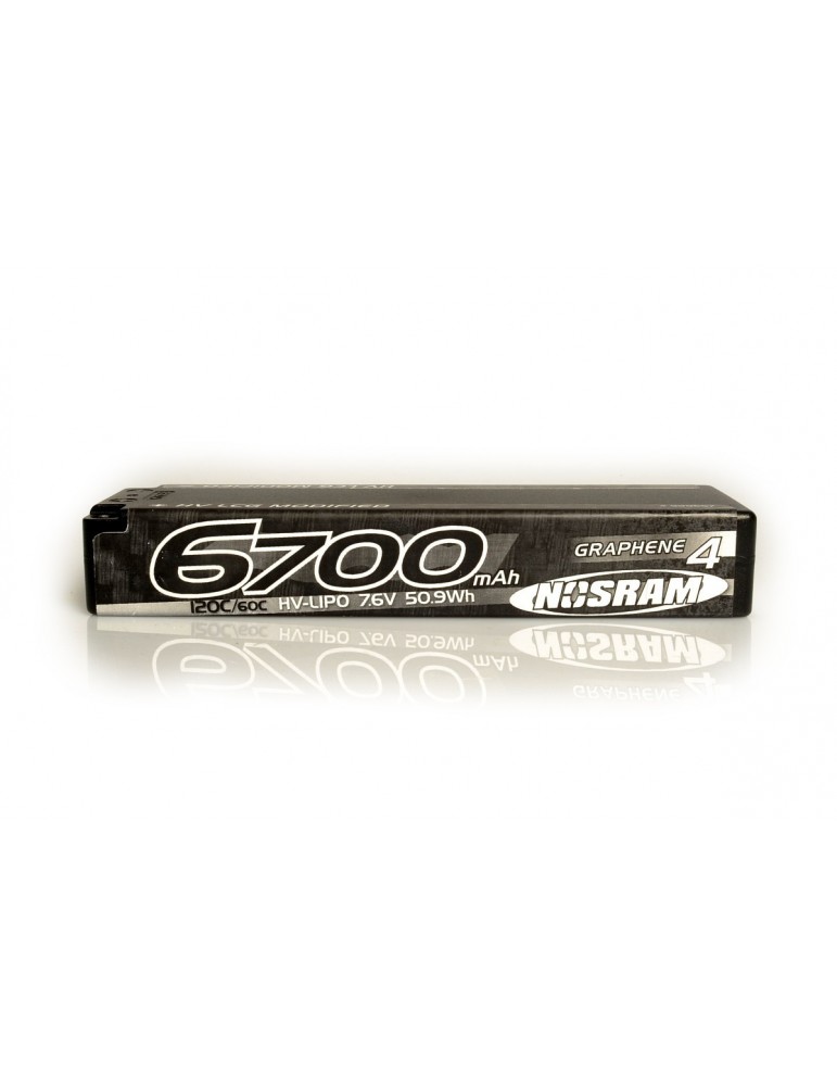HV ULTRA LCG Modified GRAPHENE-4 6700mAh Hardcase Akku - 7.6V LiPo - 135C/65C