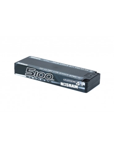 HV LCG ULTRA Stock Spec GRAPHENE-4.1 5100mAh Hardcase Akku - 7.6V LiPo - 135C/65C