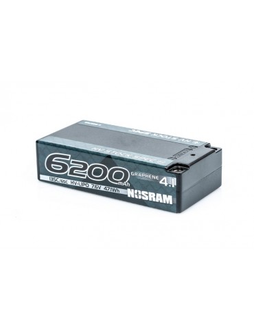 HV Stock Spec Shorty GRAPHENE-4.1 6200mAh Hardcase Akku - 7.6V LiPo - 135C/65C