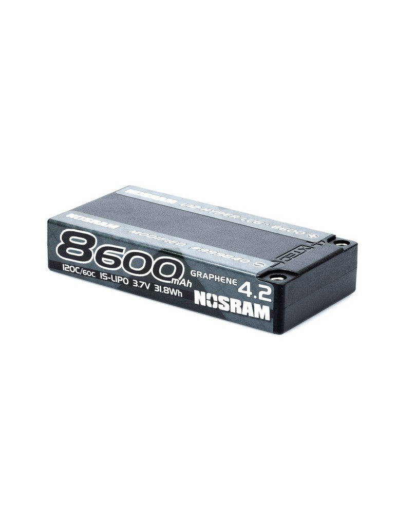 NOSRAM 1/12 Hyper LCG Modified GRAPHENE-4.2 8600mAh Hardcase Battery - 3.7V 1S - 120C/60C