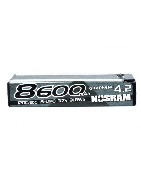 NOSRAM 1/12 Hyper LCG Modified GRAPHENE-4.2 8600mAh Hardcase Battery - 3.7V 1S - 120C/60C